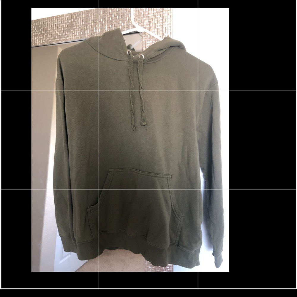 army green sweatshirt